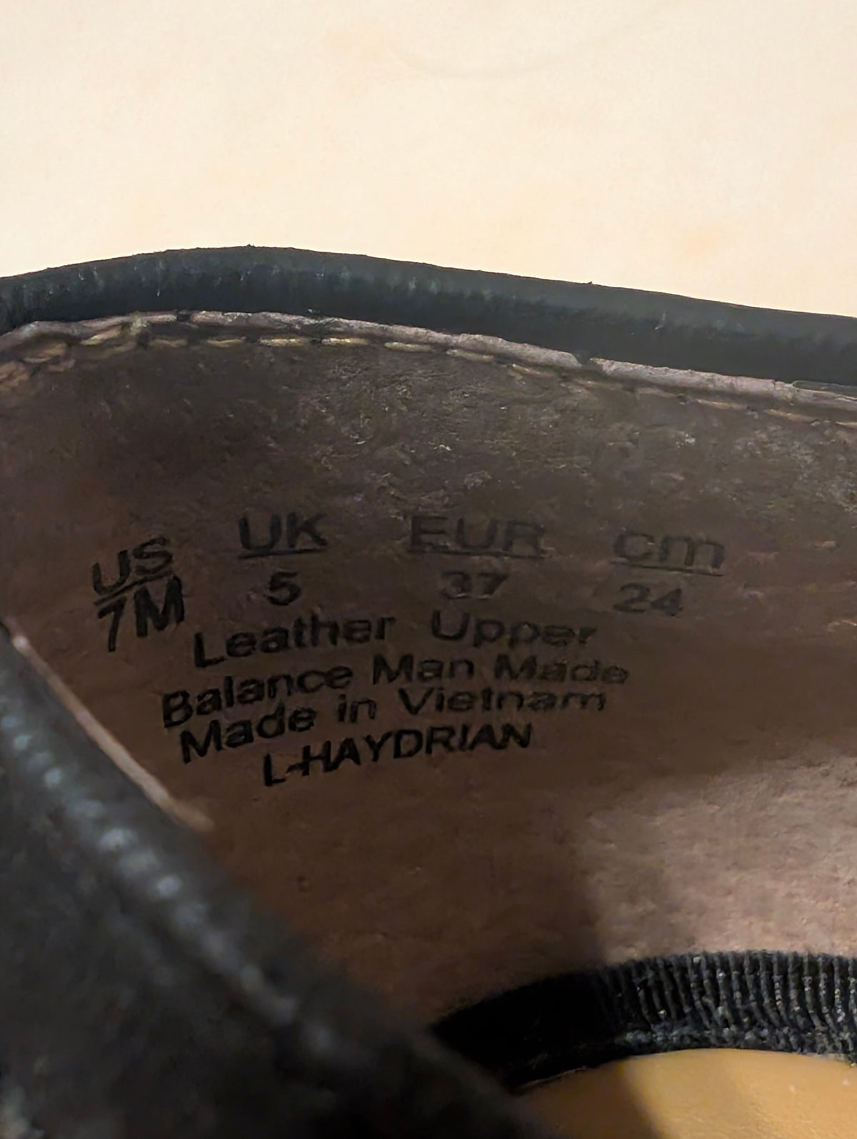 Franco Sarto Black Leather Smoking Loafers Wingtip Flats (size 7M)
