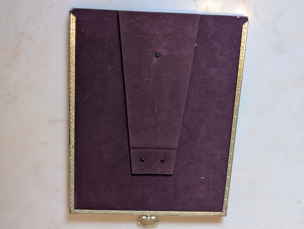 Hidden Picture Frame Sliding Panel Train Print Kodak George Eastman Novelty Frame