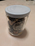 Mystery Jewelry Jar Craft Repair Wear Resale Mixed Costume Jewelry Lot Glass Jar