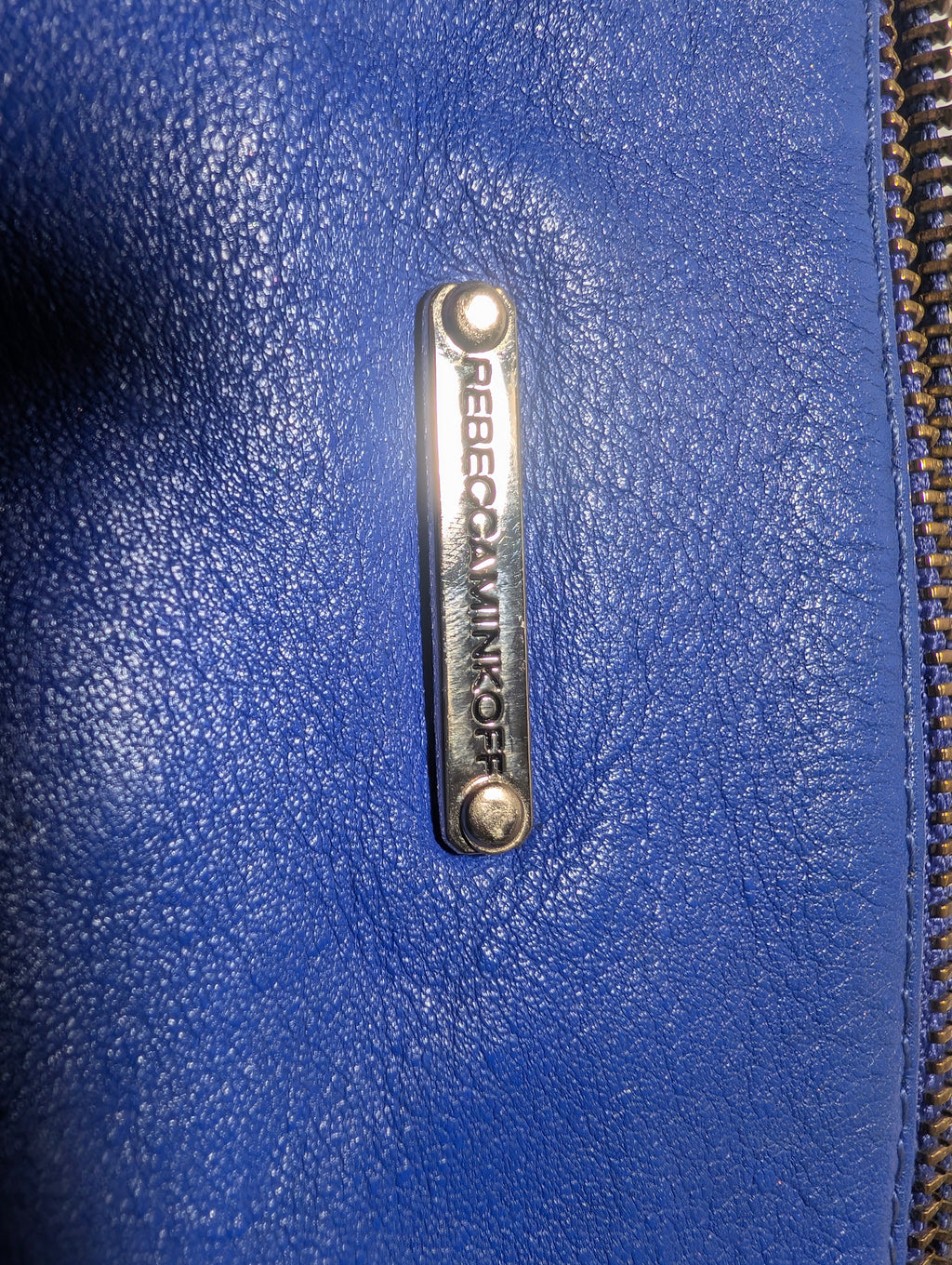 Rebecca Minkoff Blue Leather Crossbody Bag