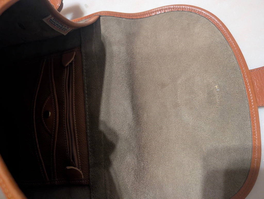Dooney & Bourke pebble grain leather satchel (Gray）