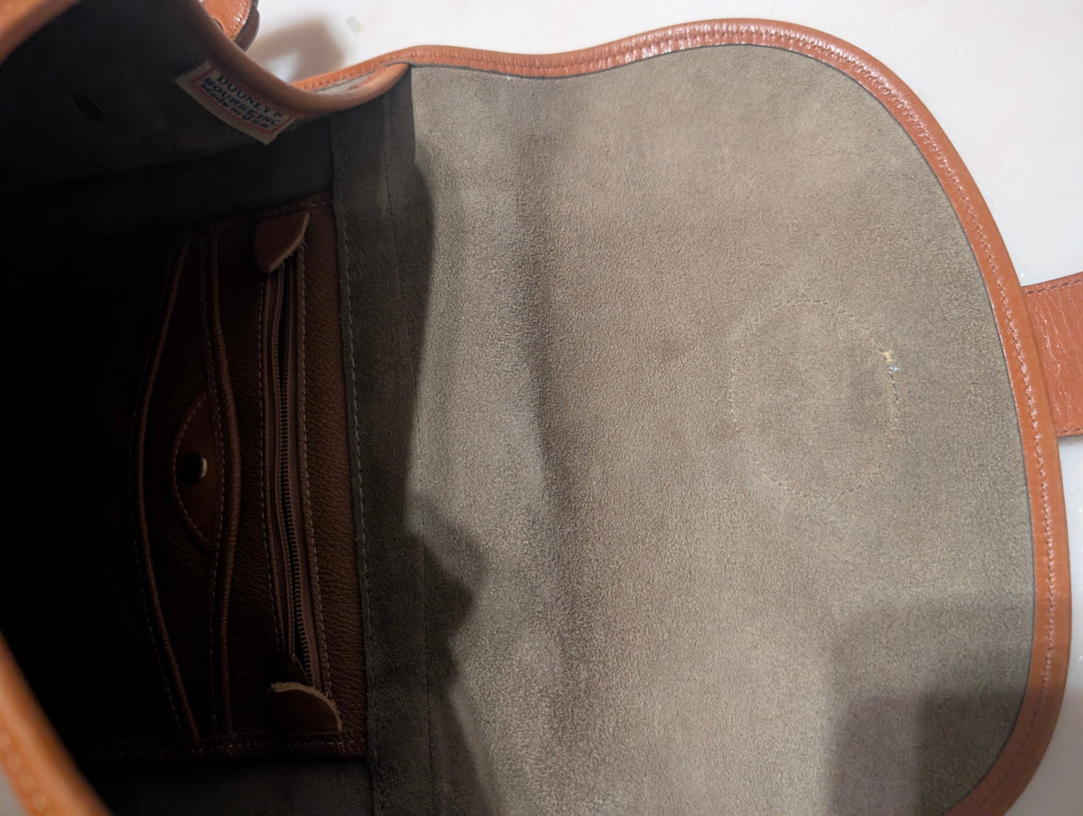 Dooney & Bourke pebble grain leather satchel (Gray）