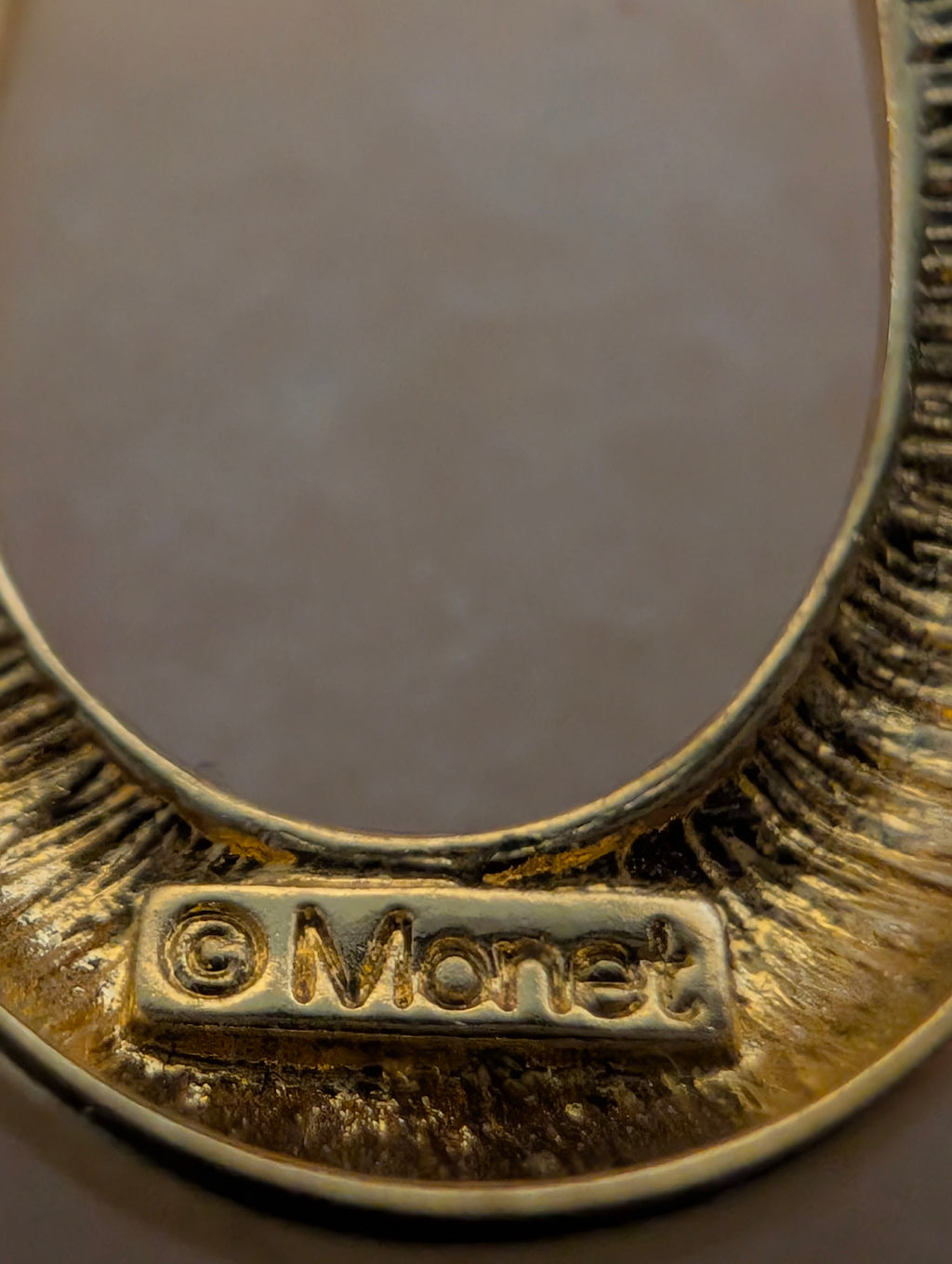 Vintage Designer Tear Drop Earrings: Monet