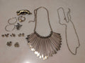 Vintage Gold Tone Jewelry Bundle: Gold High Style
