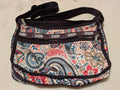 LeSportsac Paisley Floral Crossbody Shoulder Bag Nylon Zip Travel Lightweight