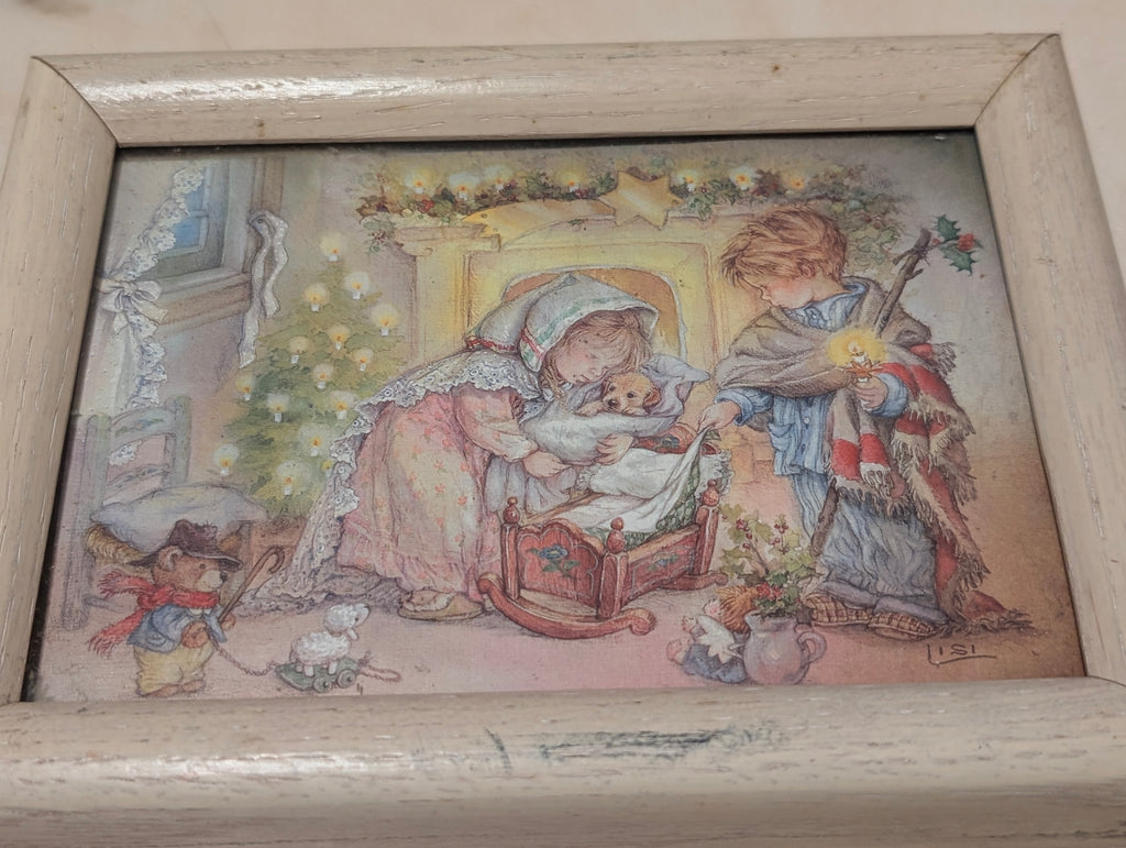 Vintage Lisi Martin Christmas Framed Prints Set of 3 Pictura Grafiska Sweden
