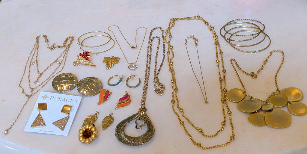 Vintage Gold-Tone  Jewerly Bundle
