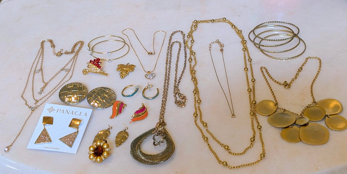 Vintage Gold-Tone  Jewerly Bundle