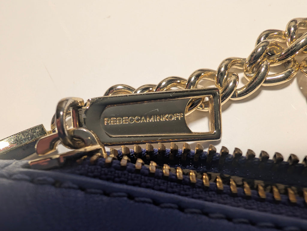 Rebecca Minkoff Blue Leather Crossbody Bag