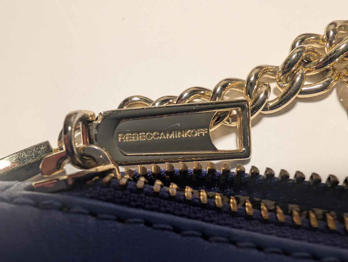 Rebecca Minkoff Blue Leather Crossbody Bag
