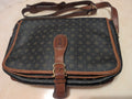 Pollini Heritage Messenger Bag Made in Italy, Monogram Crossbody