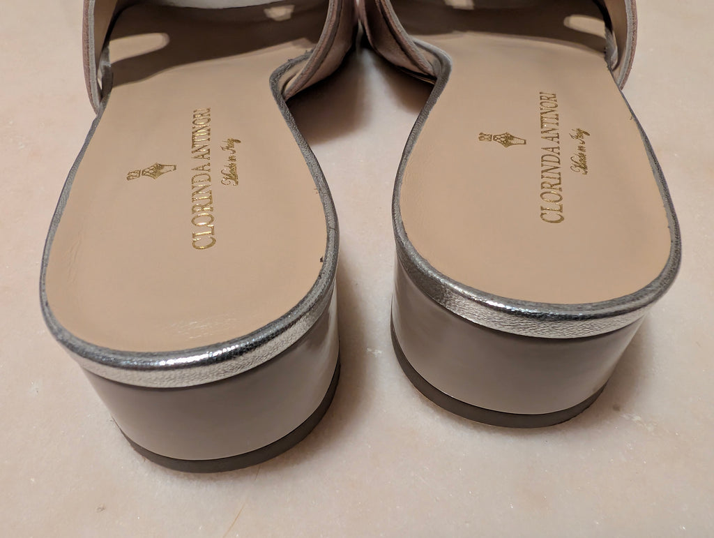 Clorinda Antinori Made in Italy Leather Slide Sandals – EU 36 / US 5.5