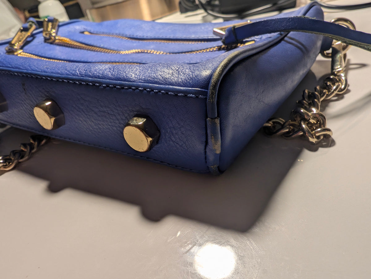 Rebecca Minkoff Blue Leather Crossbody Bag
