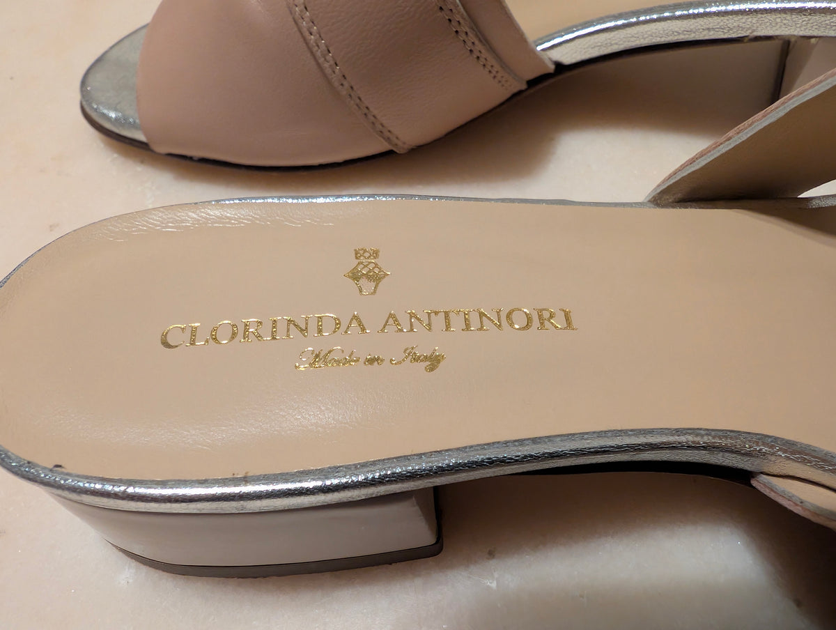 Clorinda Antinori Made in Italy Leather Slide Sandals – EU 36 / US 5.5