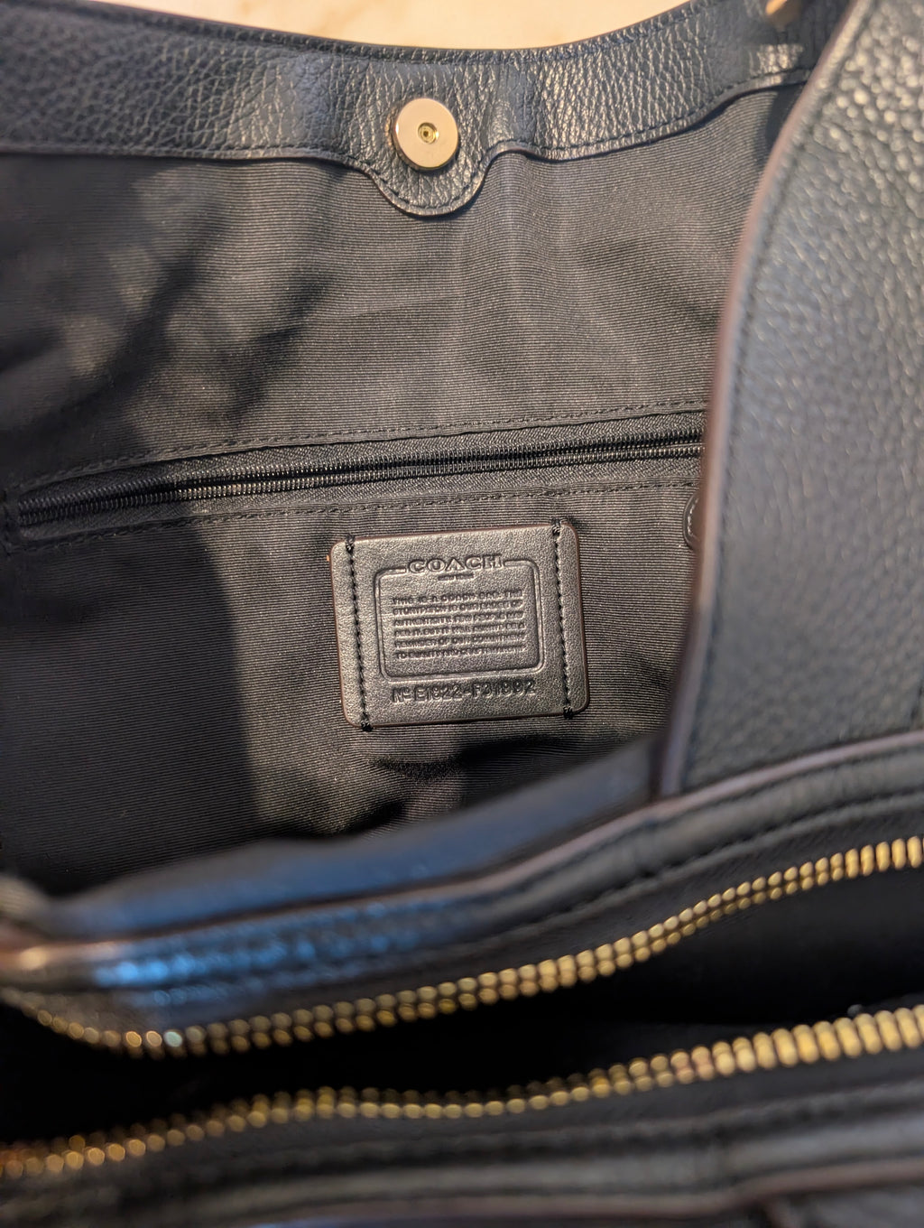Coach,  Lexy: Colorblock Pebbled Leather Shoulder Bag / Hobo (Style F31992)