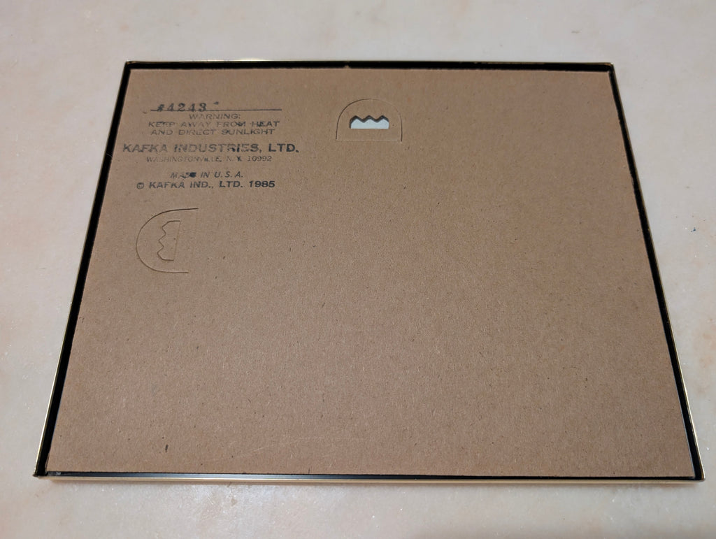 Vintage Kafka Industries Hibiscus Flower 3D Foil Wall Art (#4243) – Made in USA (1985)