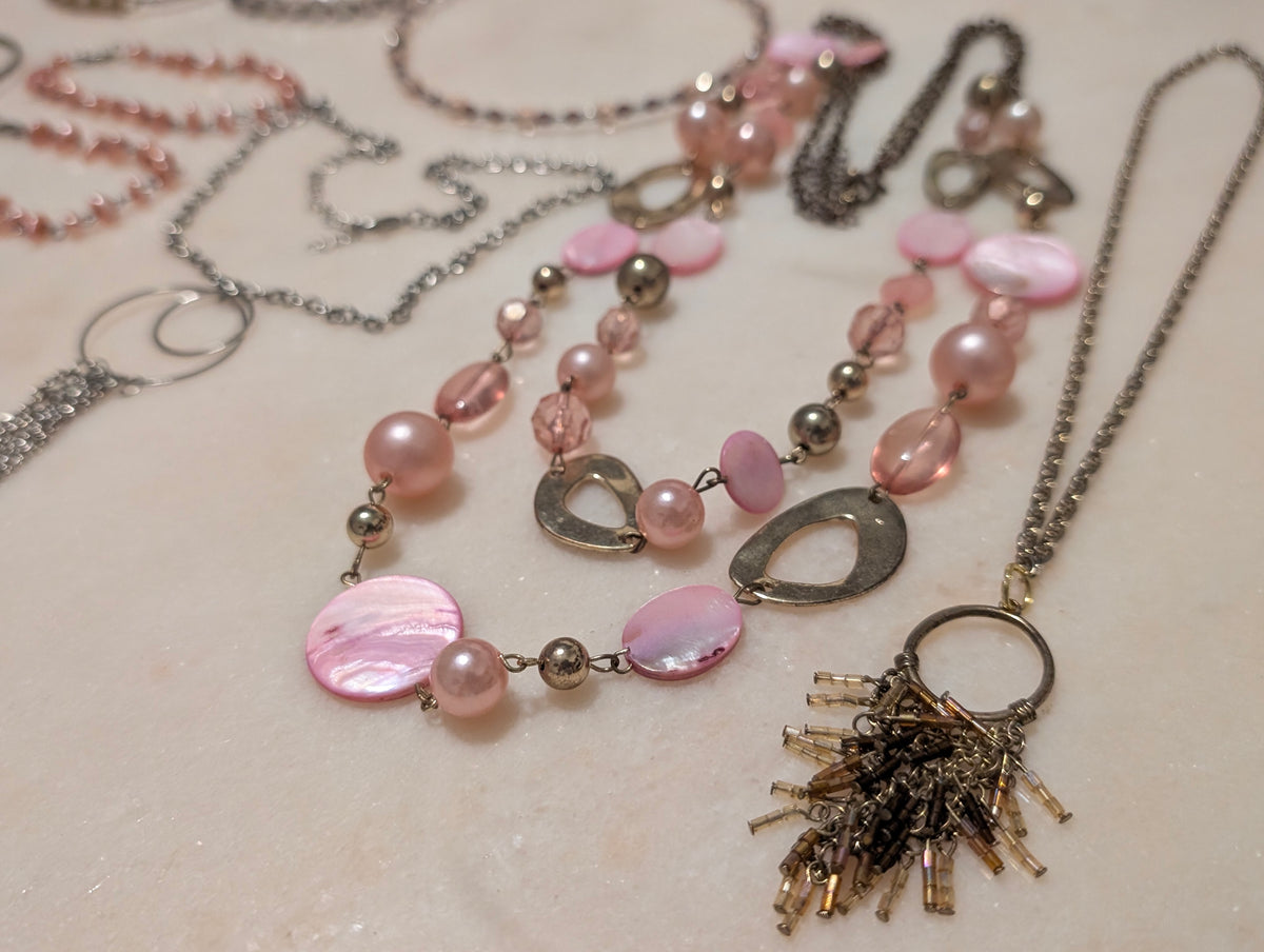 Vintage Jewerly Bundle: Conquette Pink Style