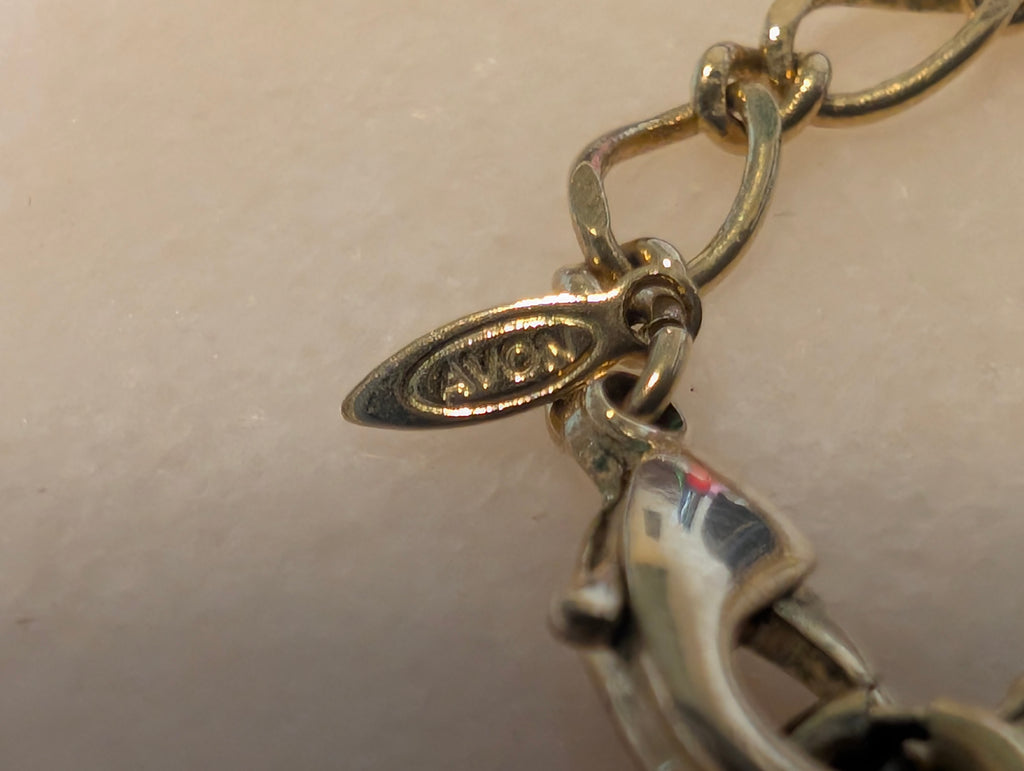 Vintage Designer Gold Tone Necklace: Avon