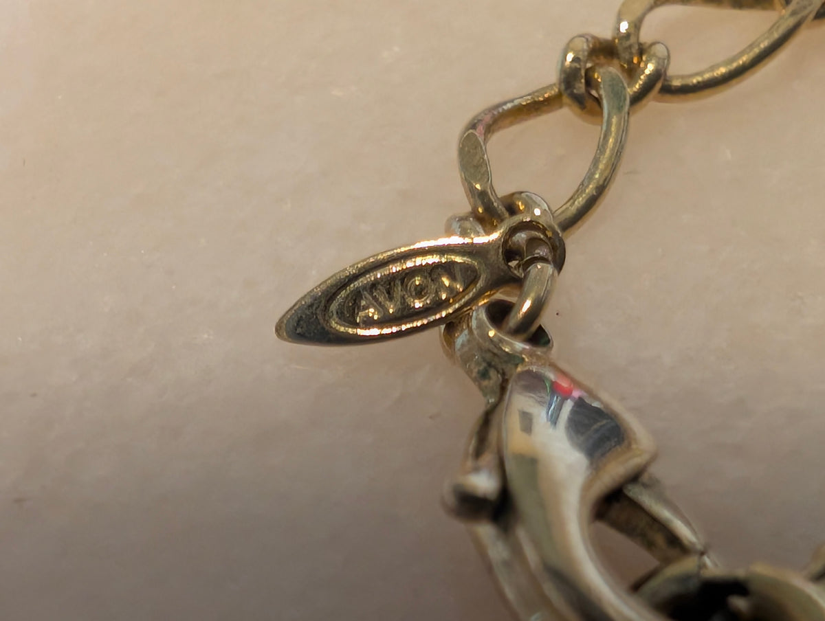 Vintage Designer Gold Tone Necklace: Avon
