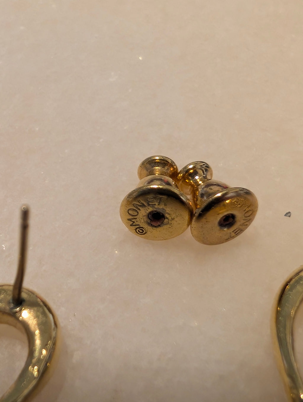 Vintage Designer Tear Drop Earrings: Monet