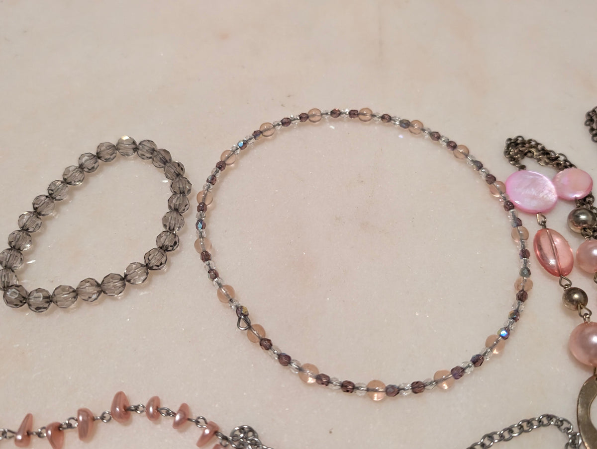 Vintage Jewerly Bundle: Conquette Pink Style
