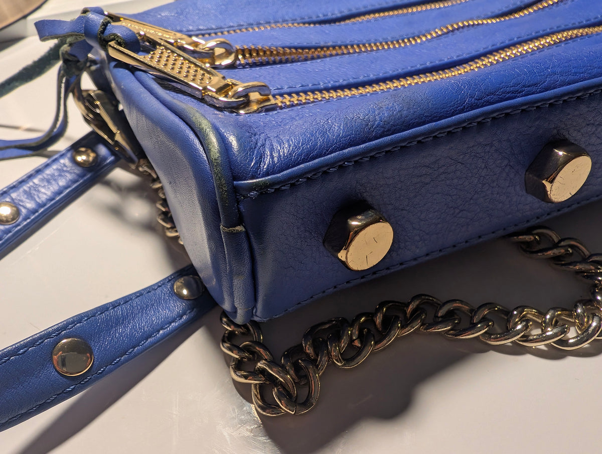 Rebecca Minkoff Blue Leather Crossbody Bag