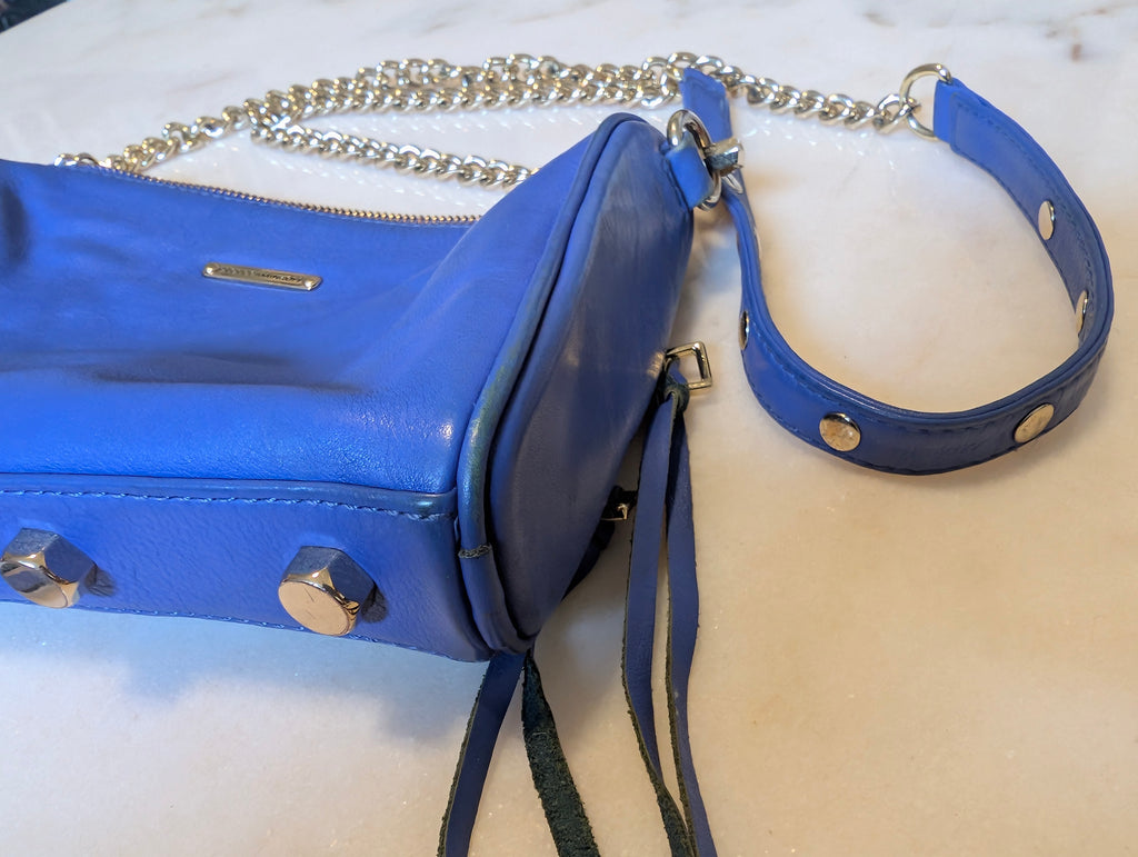 Rebecca Minkoff Blue Leather Crossbody Bag