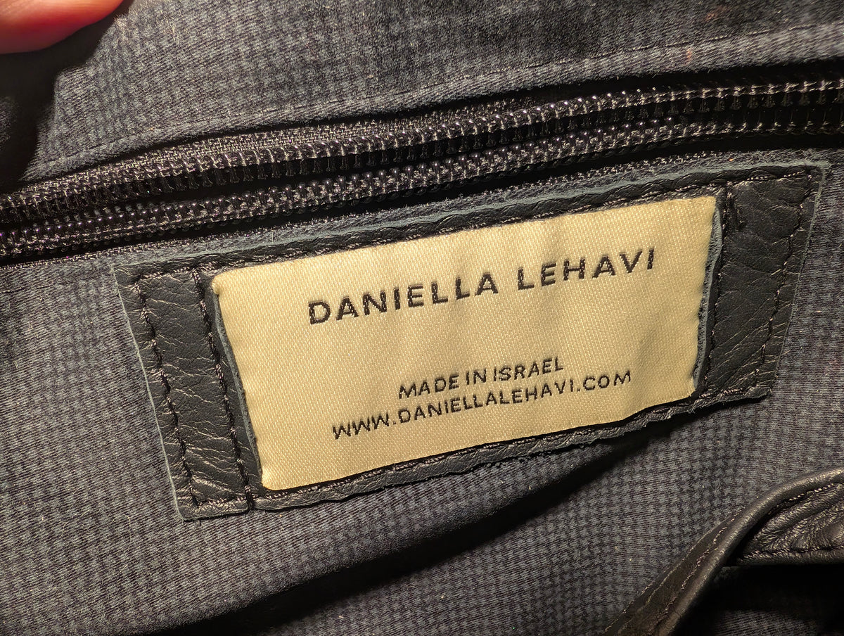 Danielle Lehavi Snakeskin & Leather Crossbody Bag