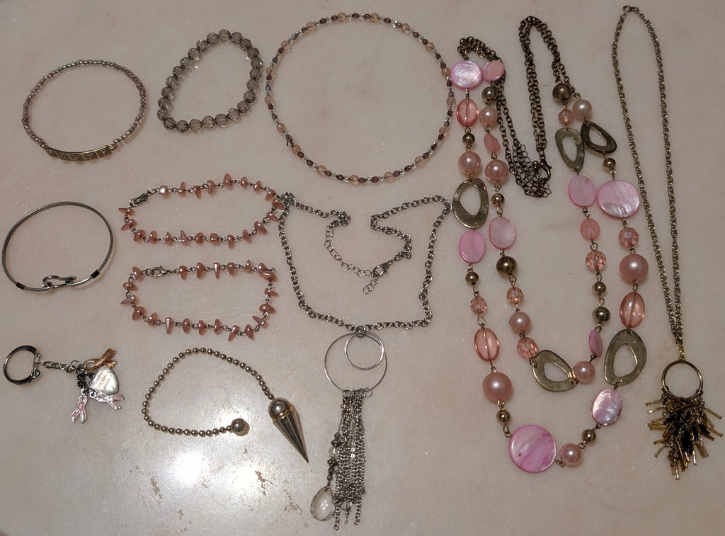 Vintage Jewerly Bundle: Conquette Pink Style