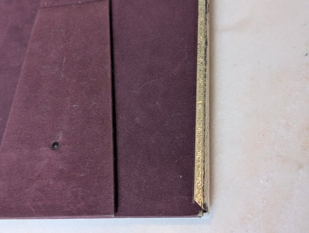 Hidden Picture Frame Sliding Panel Train Print Kodak George Eastman Novelty Frame