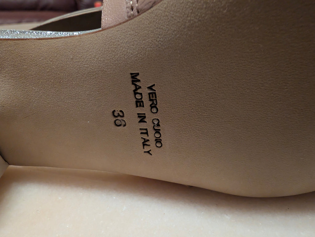 Clorinda Antinori Made in Italy Leather Slide Sandals – EU 36 / US 5.5