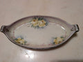 Antique Prussia Royal Rudolstadt Studio Handpainted Porcelain Relish Dish
