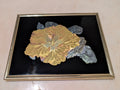 Vintage Kafka Industries Hibiscus Flower 3D Foil Wall Art (#4243) – Made in USA (1985)