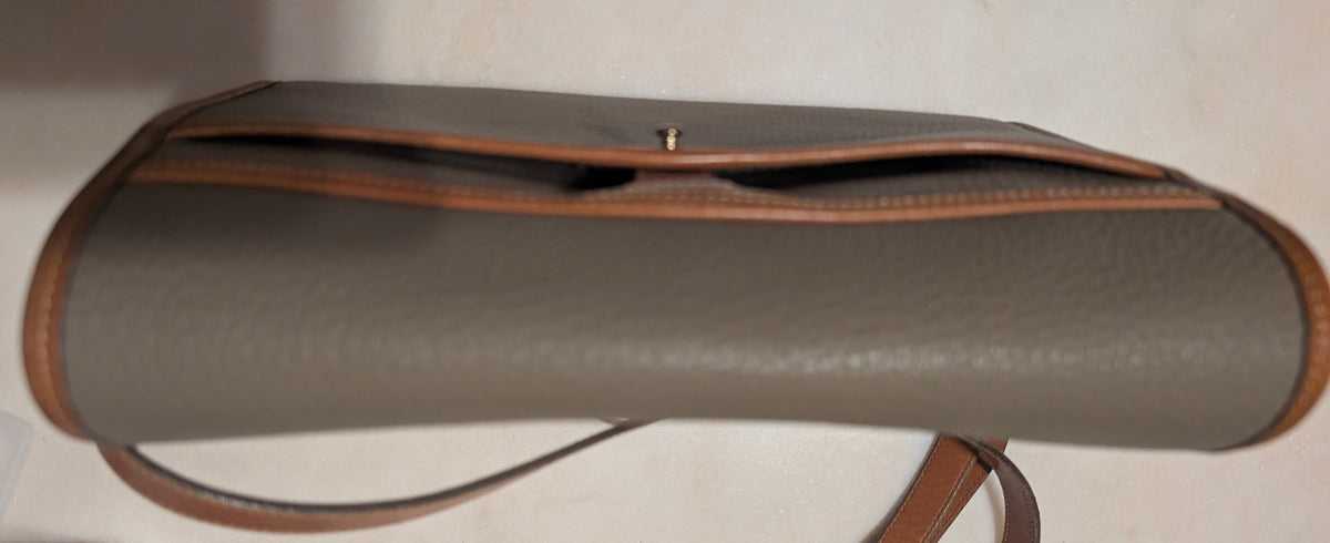 Dooney & Bourke pebble grain leather satchel (Gray）