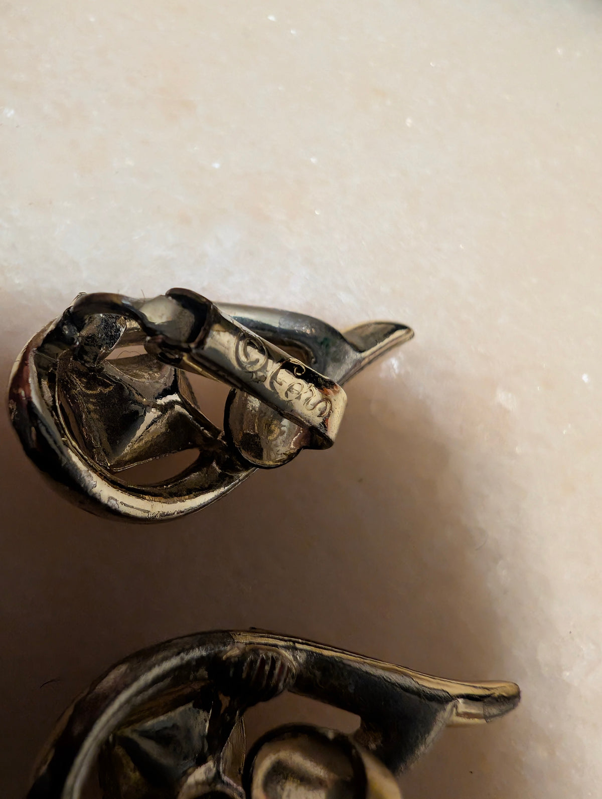 Vintage Designer Blue Aurora Borealis  Clip Earrings: Coro