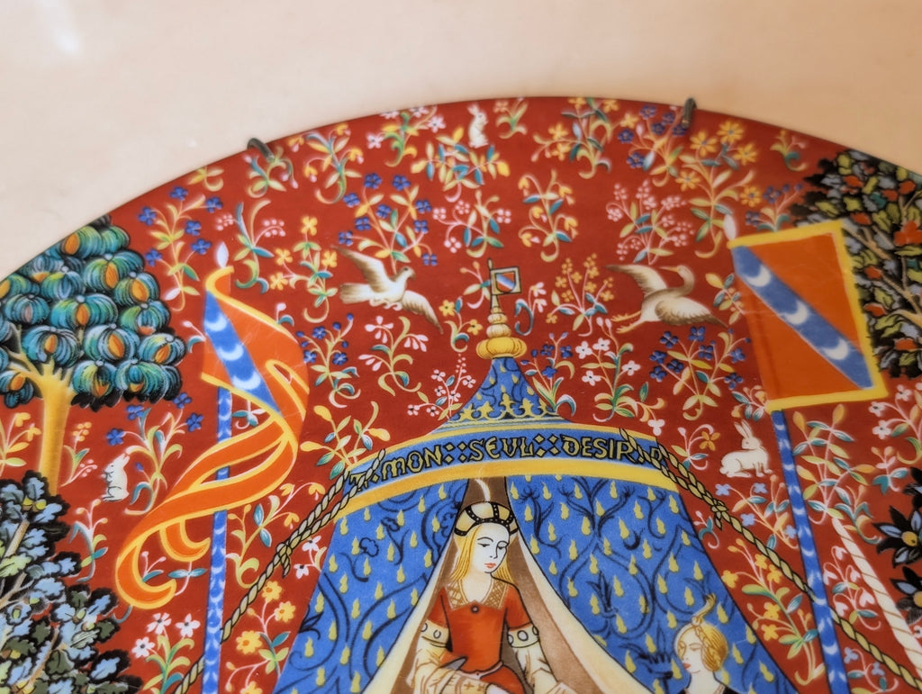 Robert Haviland Limoges France La Dame à la Licorne Plate No. 1 1977 w/ Box