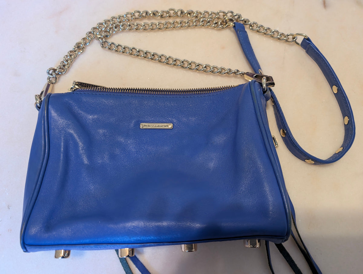 Rebecca Minkoff Blue Leather Crossbody Bag